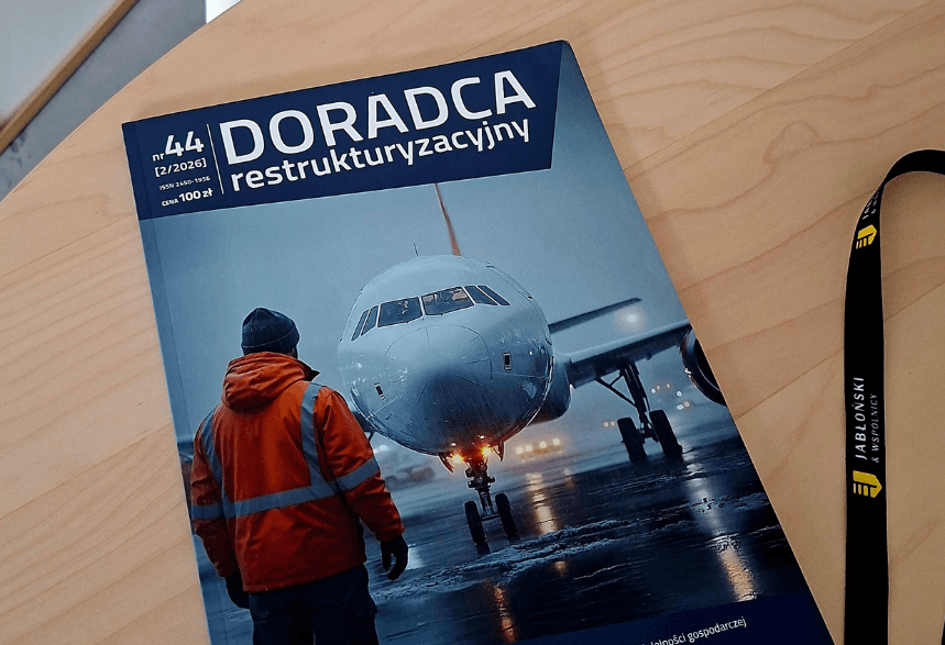 Konflikt prawa podatkowego z restrukturyzacją – Mateusz Jabłoński w kwartalniku „Doradca Restrukturyzacyjny”