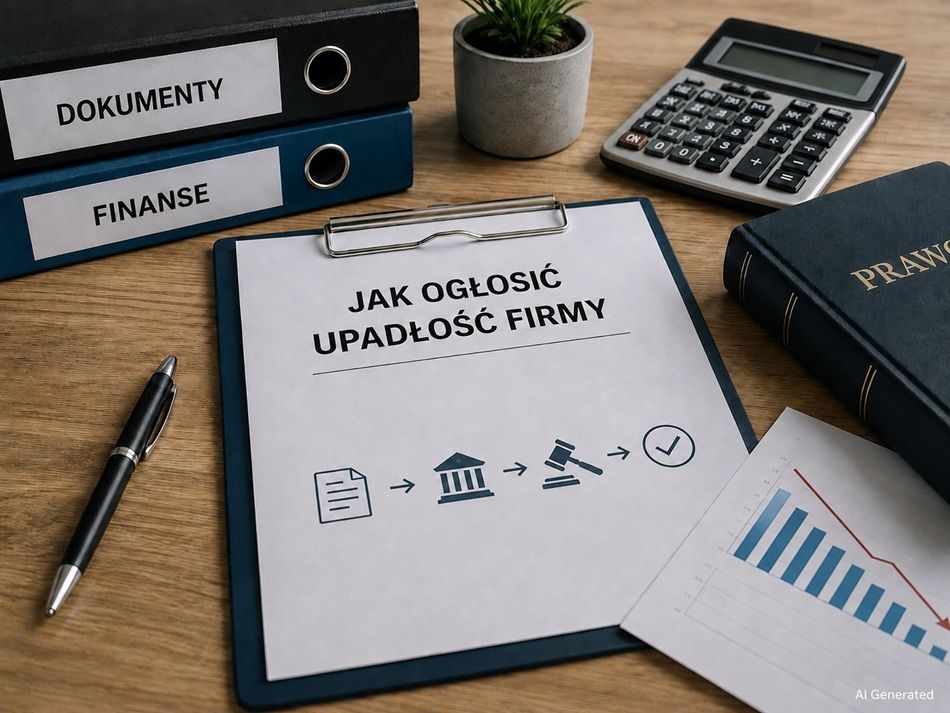 Jak ogłosić upadłość firmy - kompletny poradnik krok po kroku